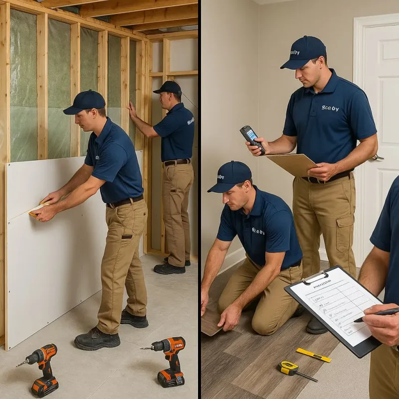 Repairs and Reconstruction process in New Kent County, VA
